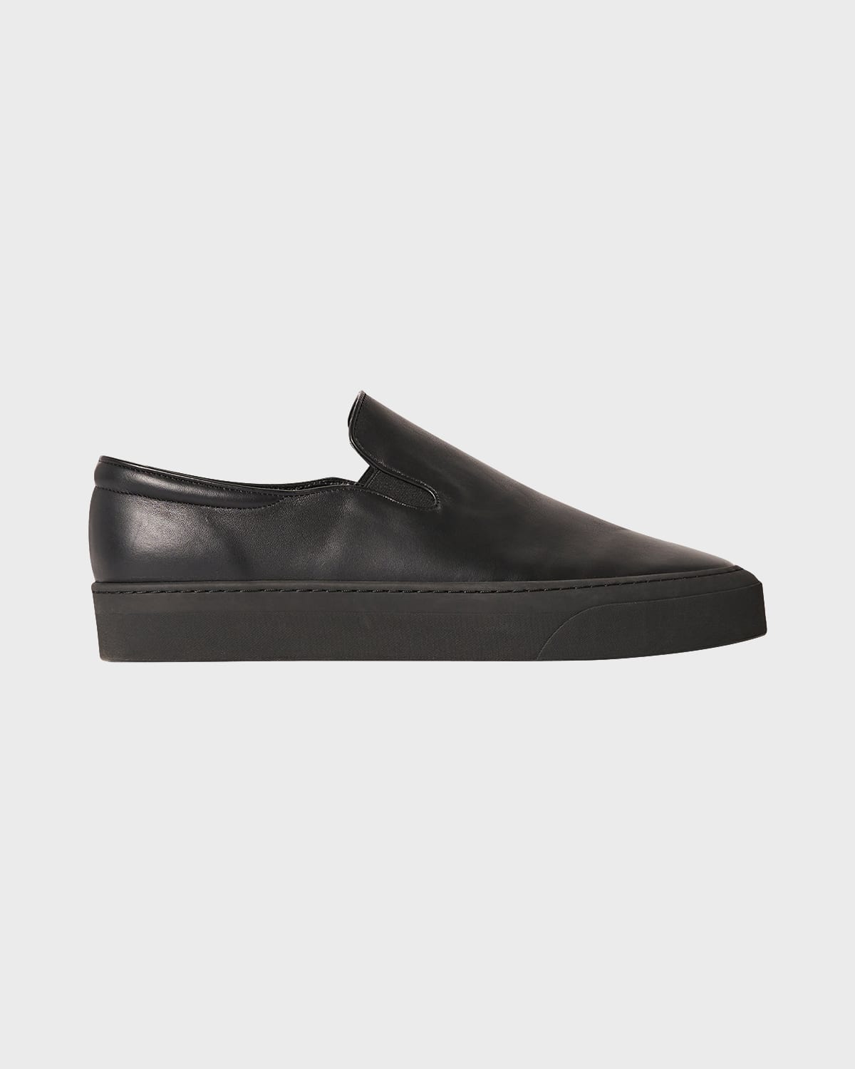 leather slip on sneakers