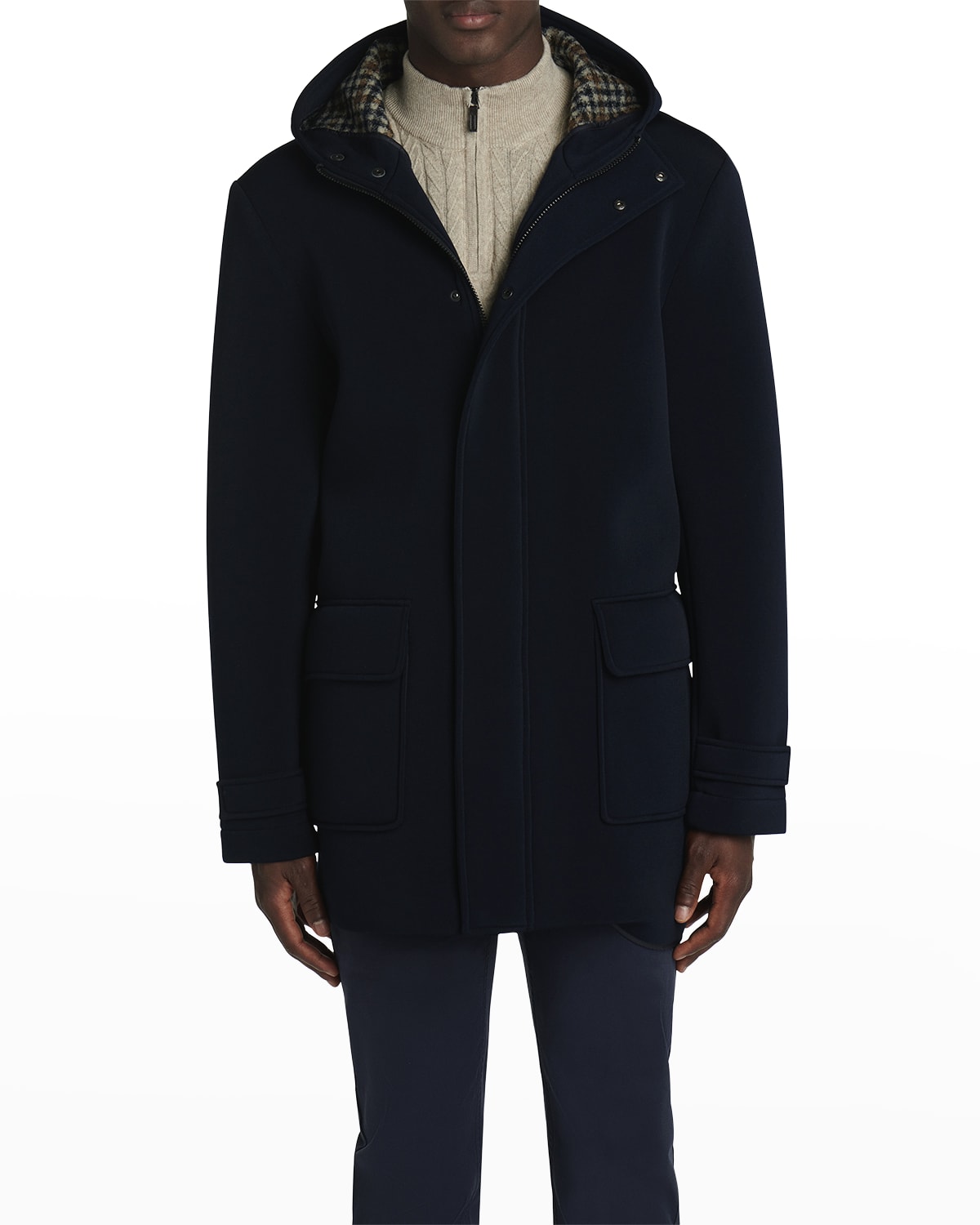 Canali Men's Plaid Wool Sport Jacket | Neiman Marcus