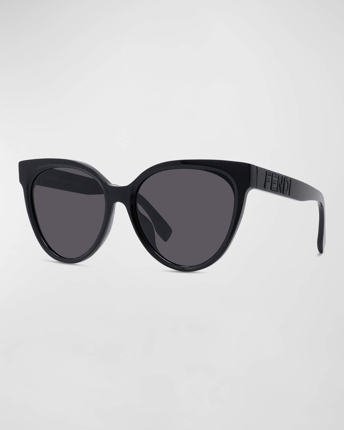 Fendi Fendigraphy Round Acetate Sunglasses Neiman Marcus