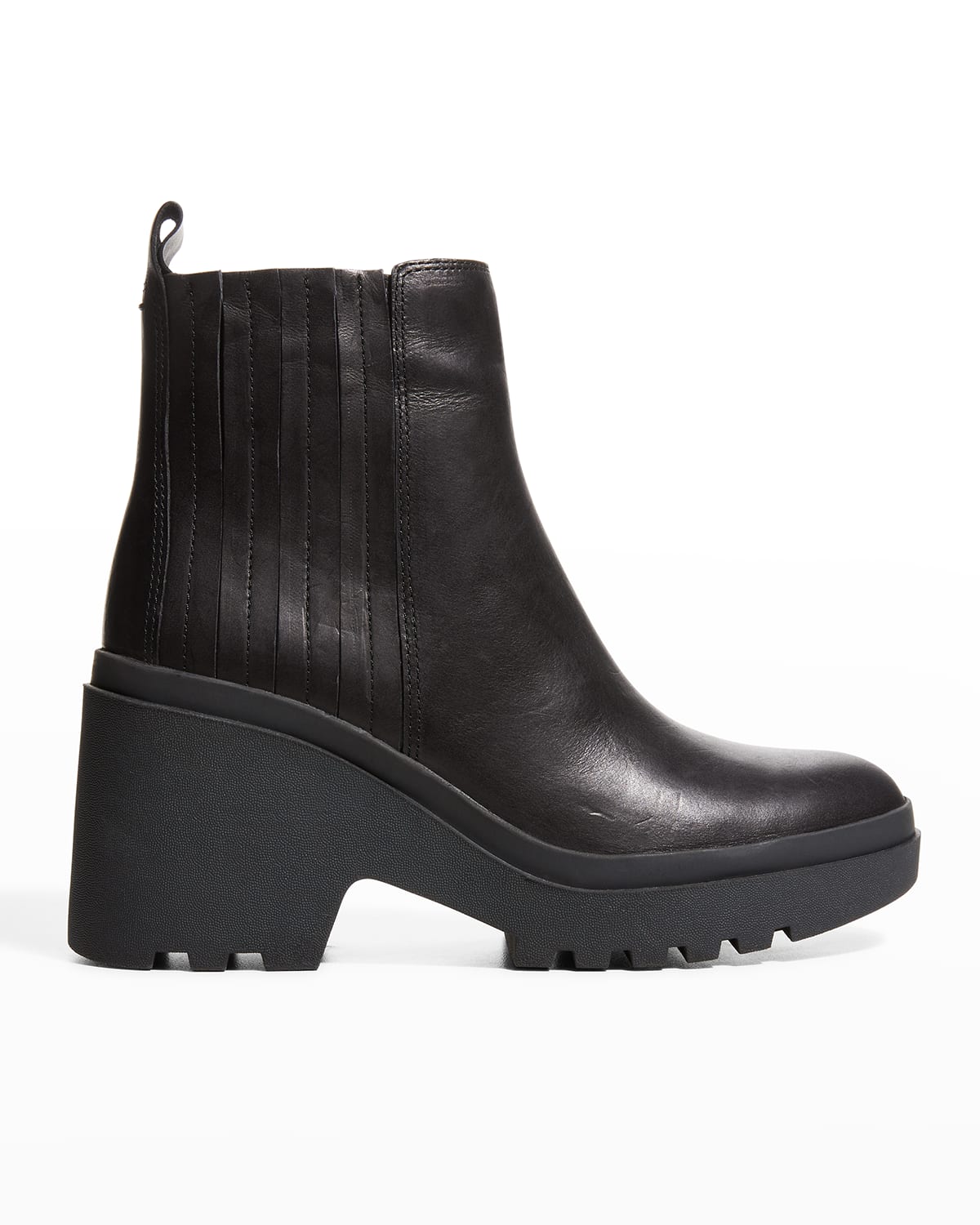 Eileen Fisher Caddy Wedge Chelsea Booties | Neiman Marcus