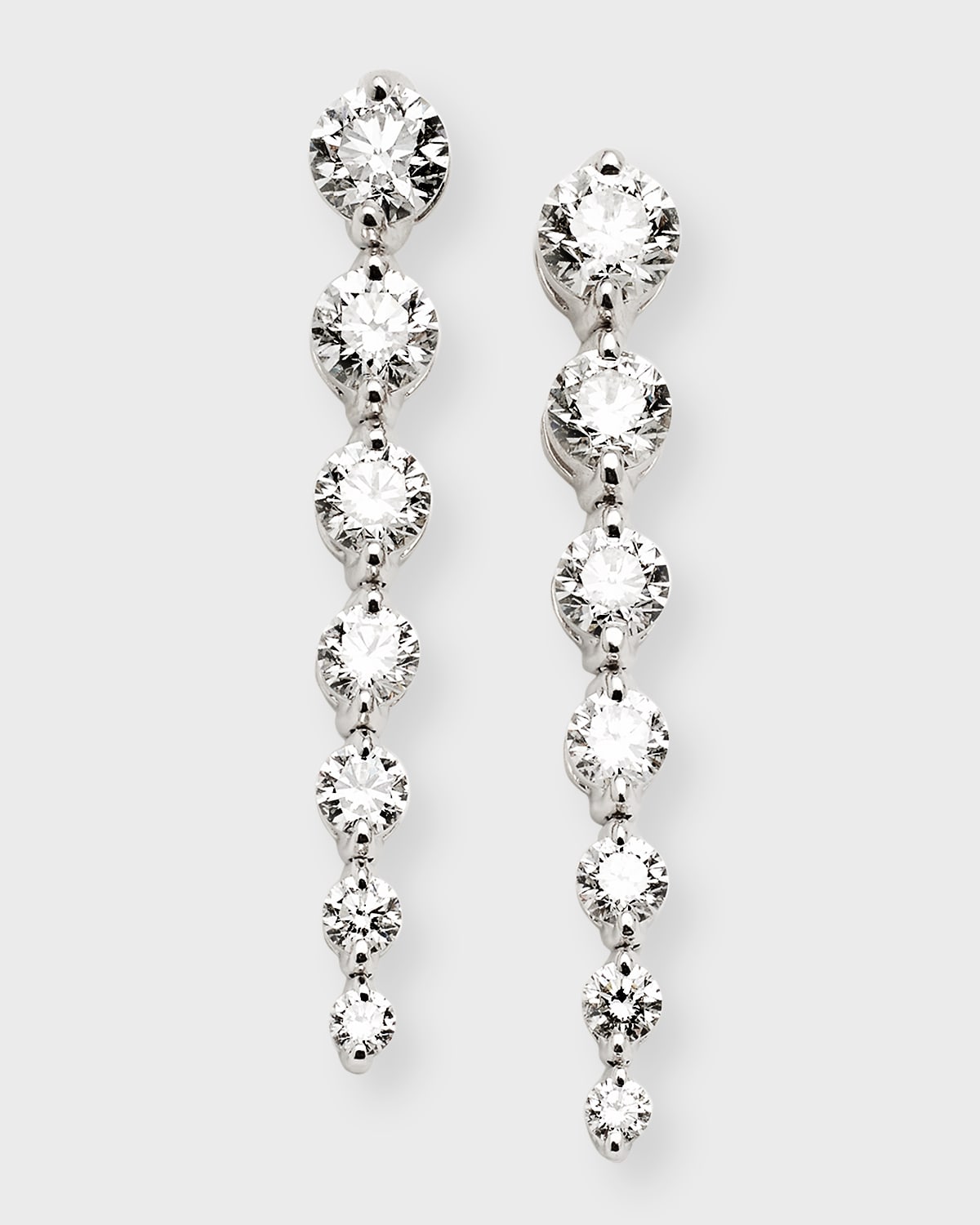 Neiman Marcus Diamonds 18K White Gold Diamond Drop Earrings Neiman Marcus