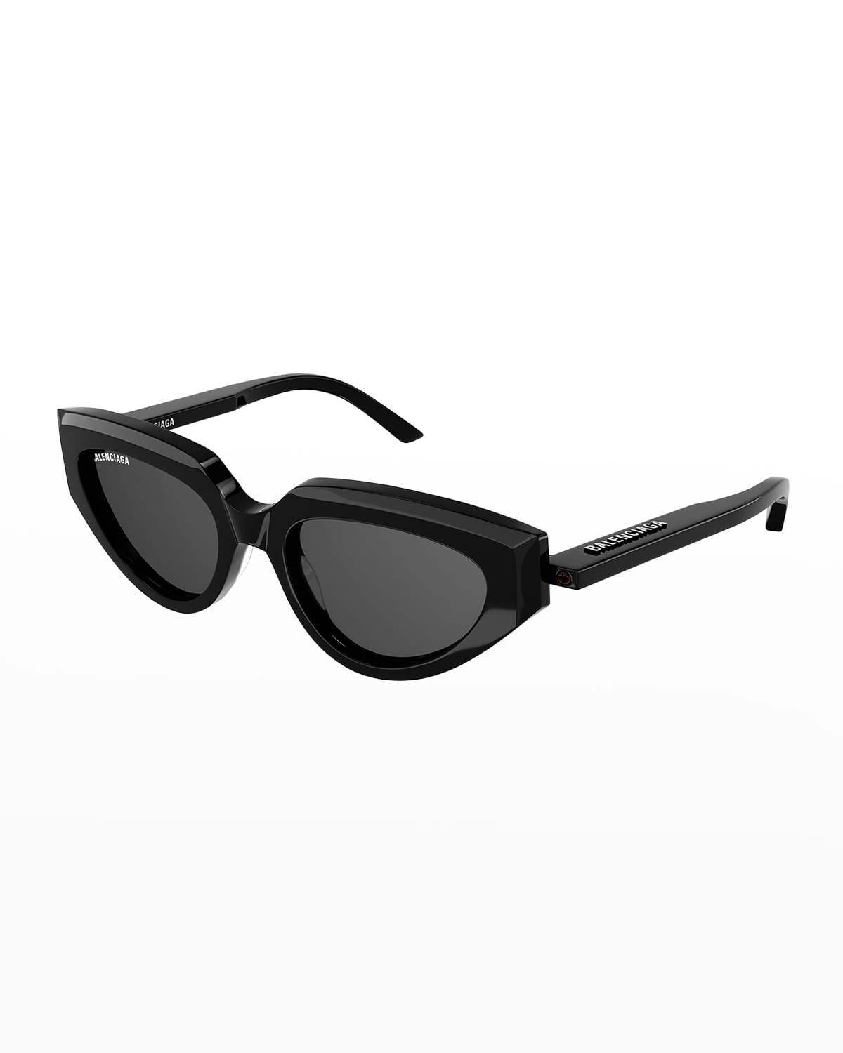 Balenciaga Logo Acetate CatEye Sunglasses Neiman Marcus