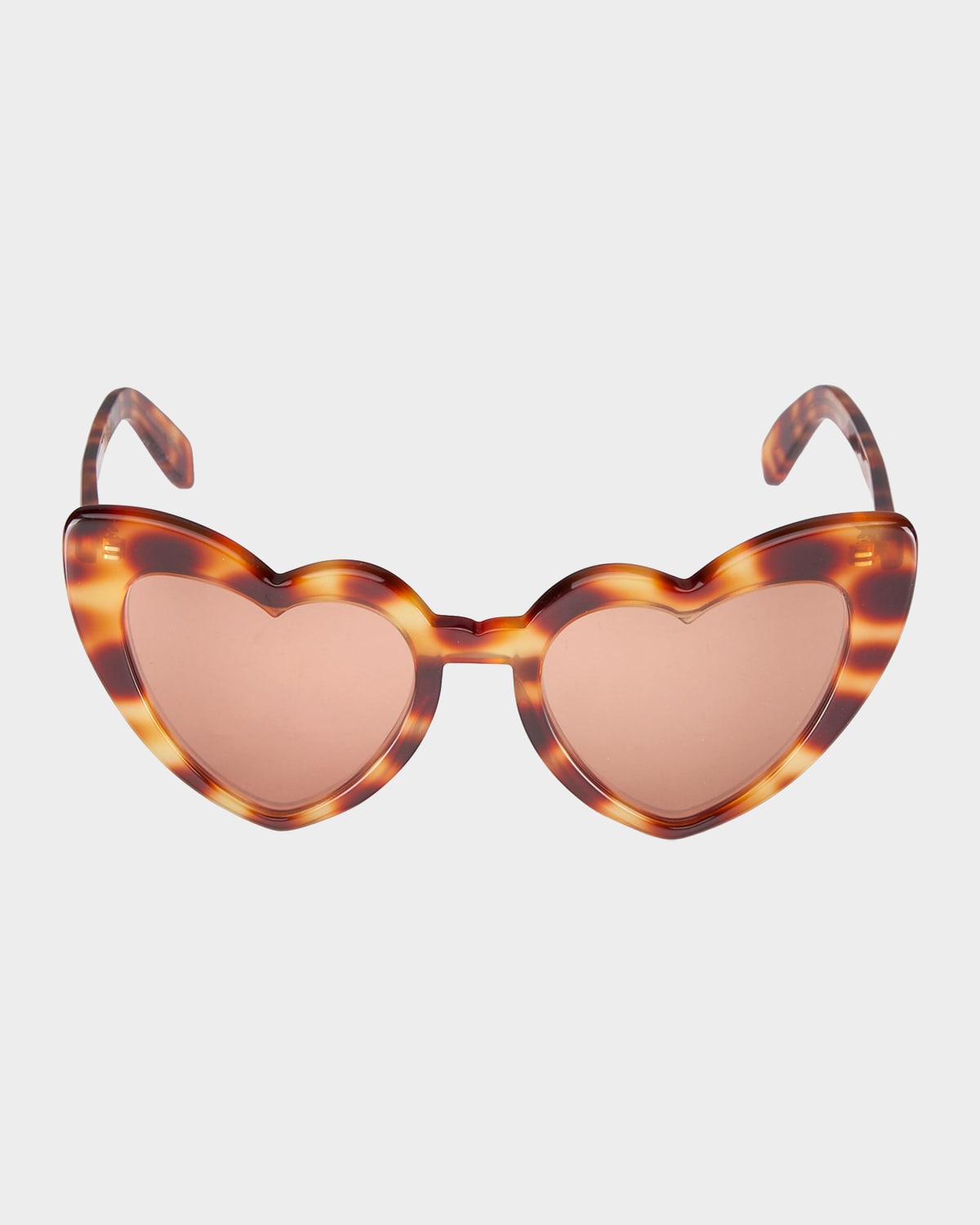 ハート［SAINT LAURENT PARIS】 Saint Laurent LouLou 54MM Heart Acetate Sunglasses | Neiman Marcus