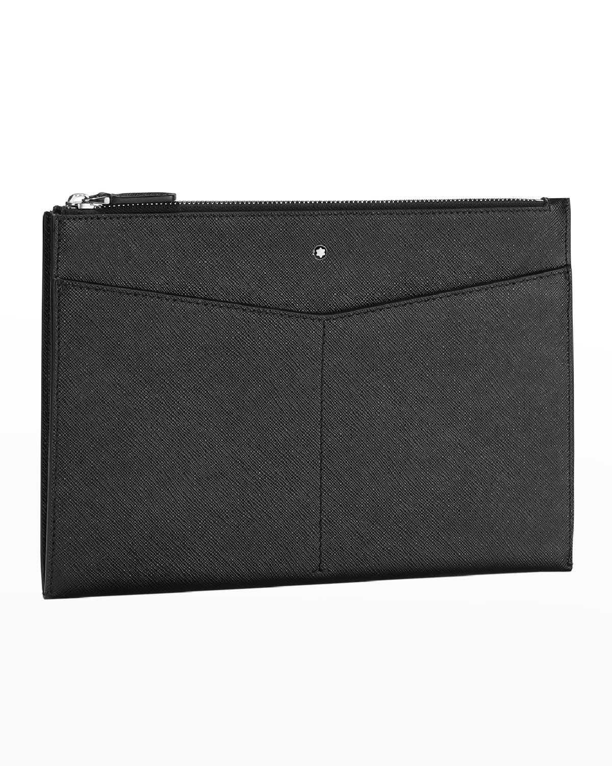 Montblanc Men's Sartorial Portfolio Leather Clutch Bag | Neiman Marcus