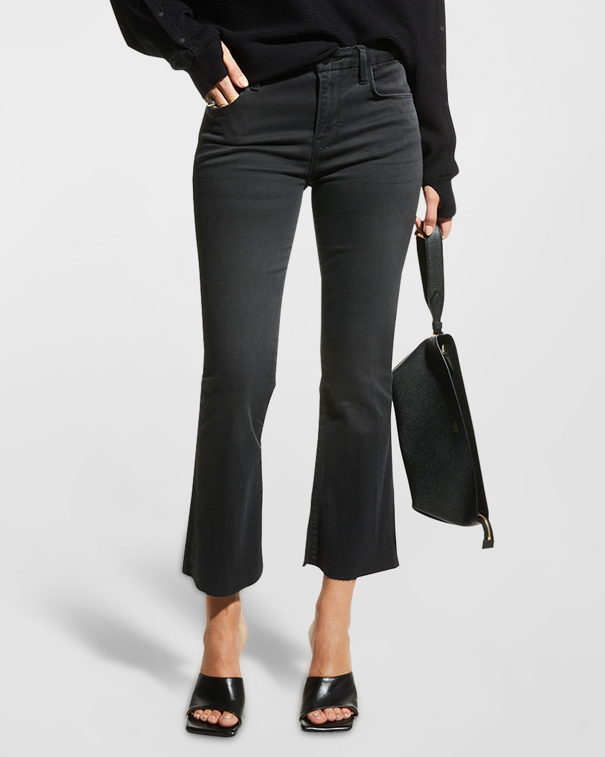 FRAME Le Crop Mini Boot Jeans | Neiman Marcus