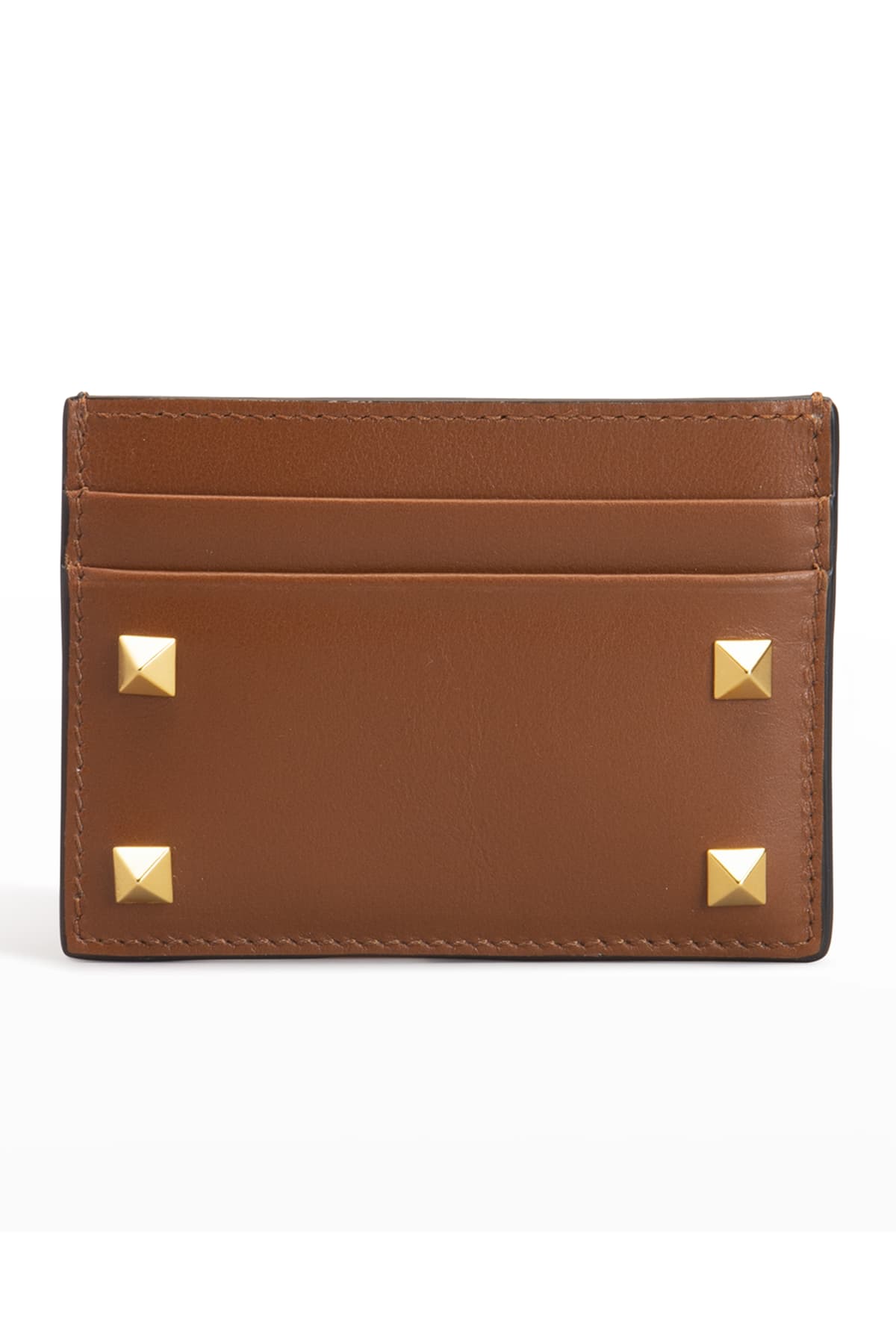 Valentino Garavani Mens Rockstud Leather Cardholder Valentino Garavani Mens Rockstud Leather Cardholder