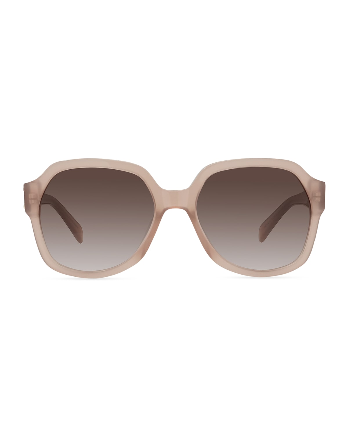 Celine Chunky Rectangle Acetate Sunglasses Neiman Marcus