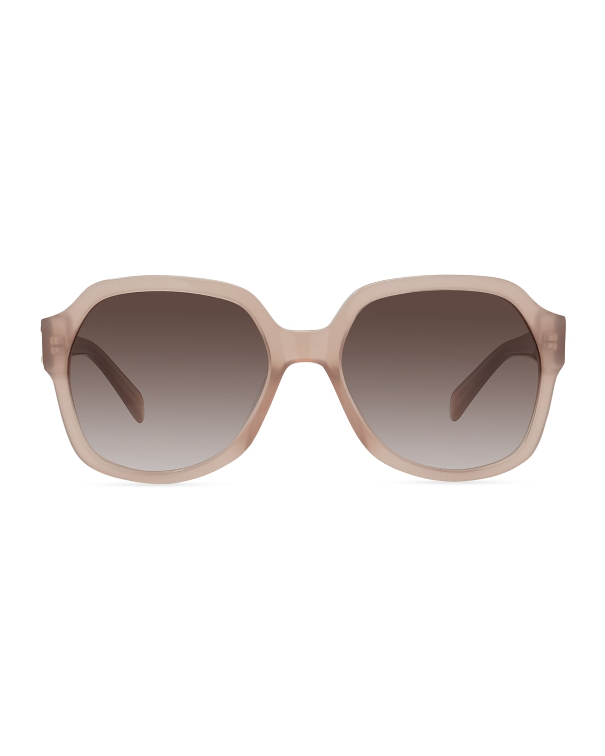 Celine Chunky Rectangle Acetate Sunglasses Neiman Marcus 