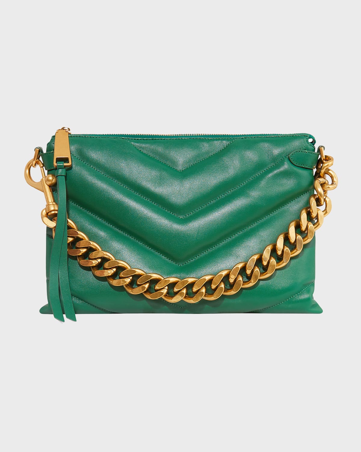 Rebecca Minkoff Edie ChevronQuilted Denim Crossbody Bag Neiman Marcus