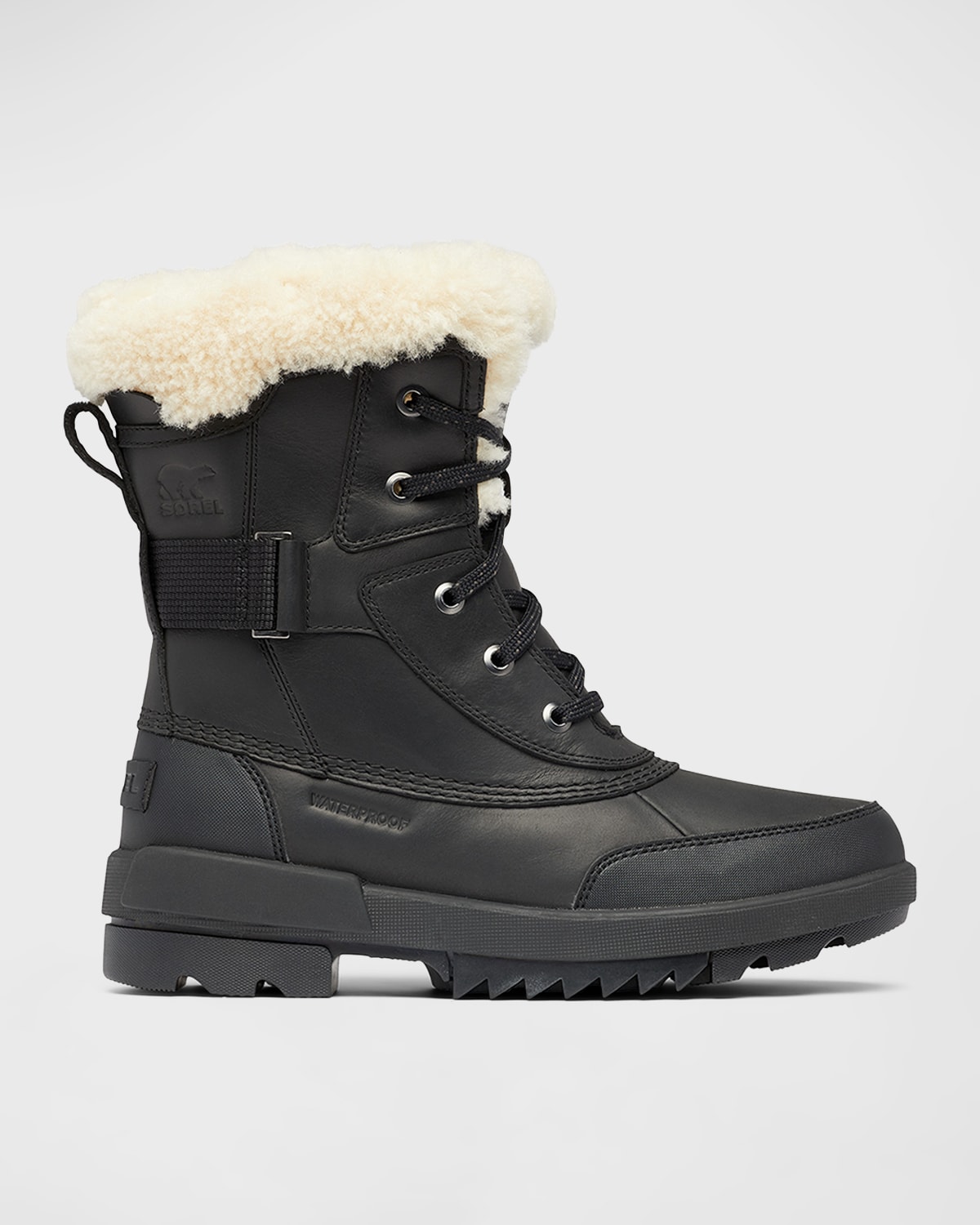 Sorel Joan Of Arctic Leather FauxFur Snow Booties Neiman Marcus