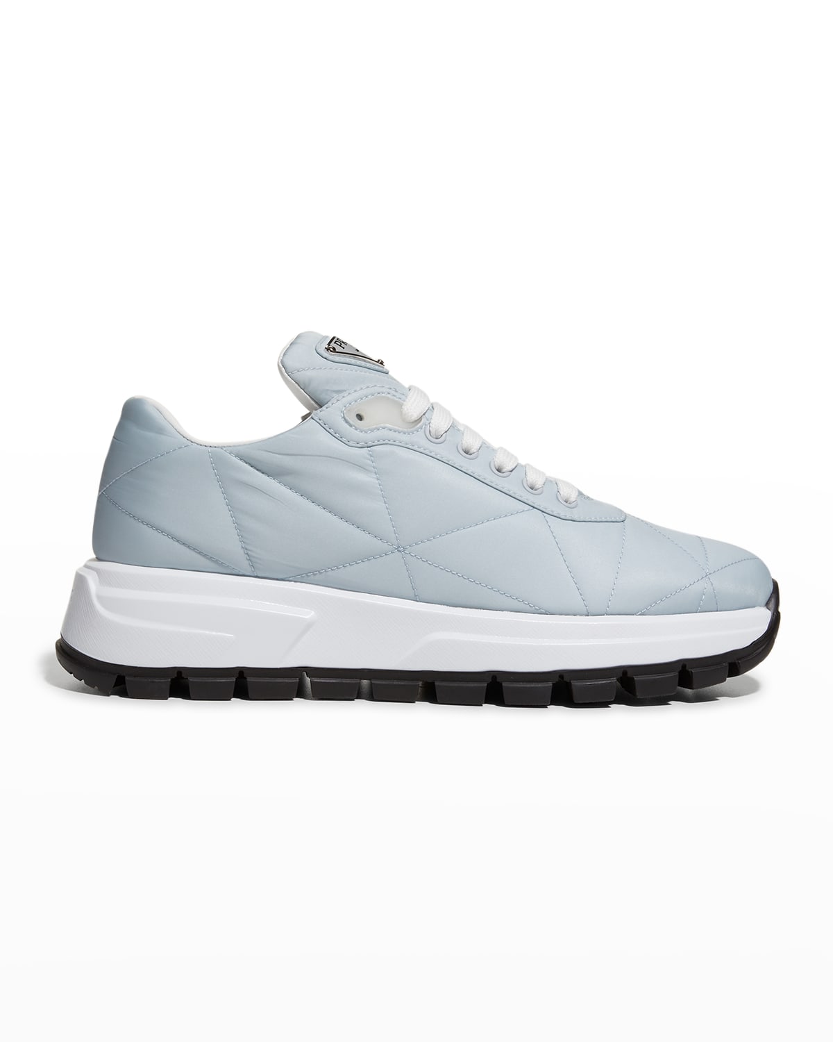 teal prada sneakers