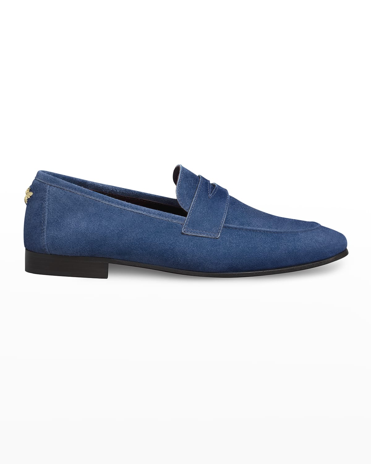 Bernardo Selma Suede Penny Loafers Neiman Marcus