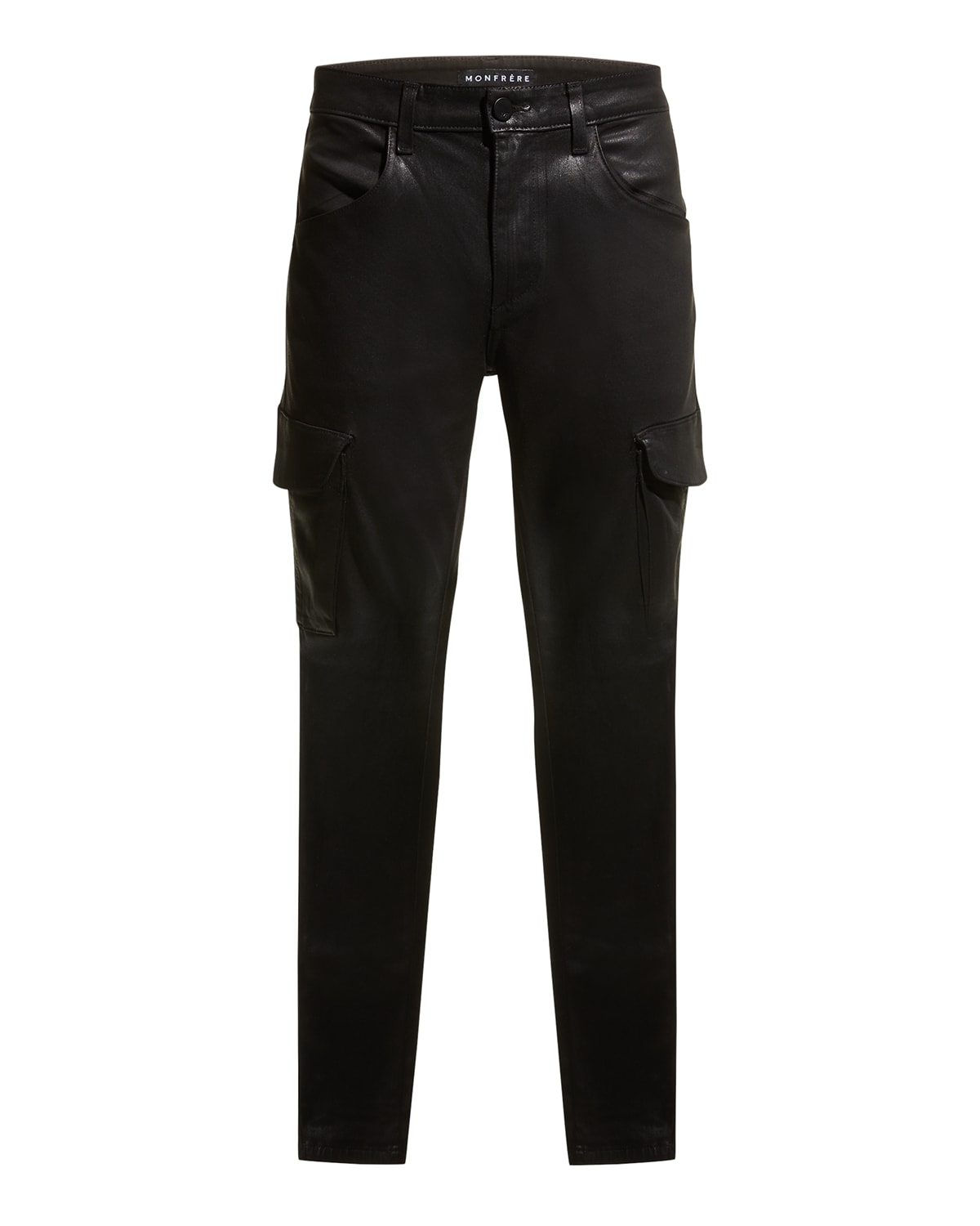 monfrere Men's Preston Coated Denim Cargo Pants | Neiman Marcus