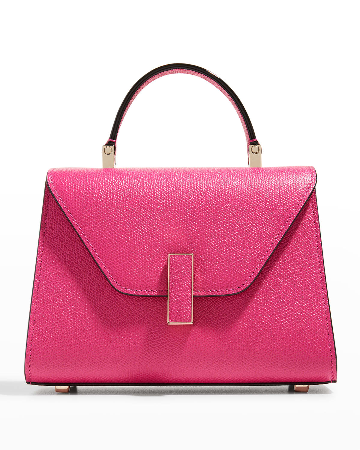 Valextra Iside Mini Leather Satchel Bag | Neiman Marcus