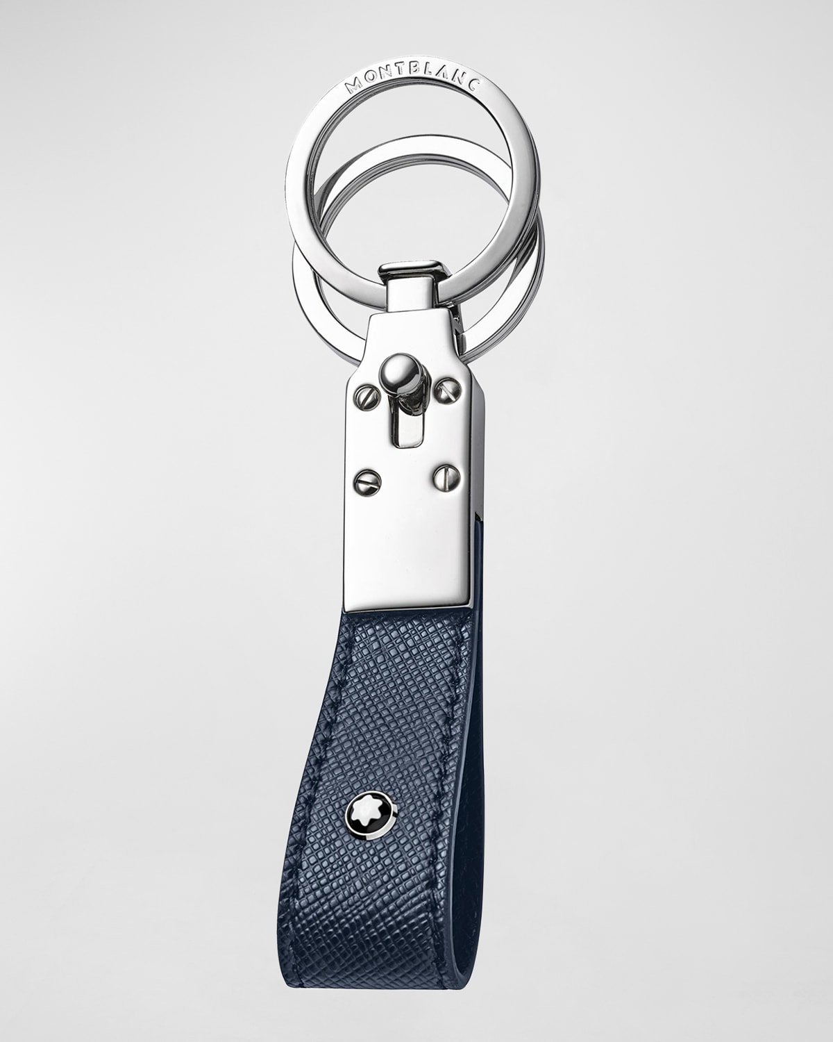 Montblanc Men's Sartorial Diamond Shape Leather Key Fob Neiman Marcus