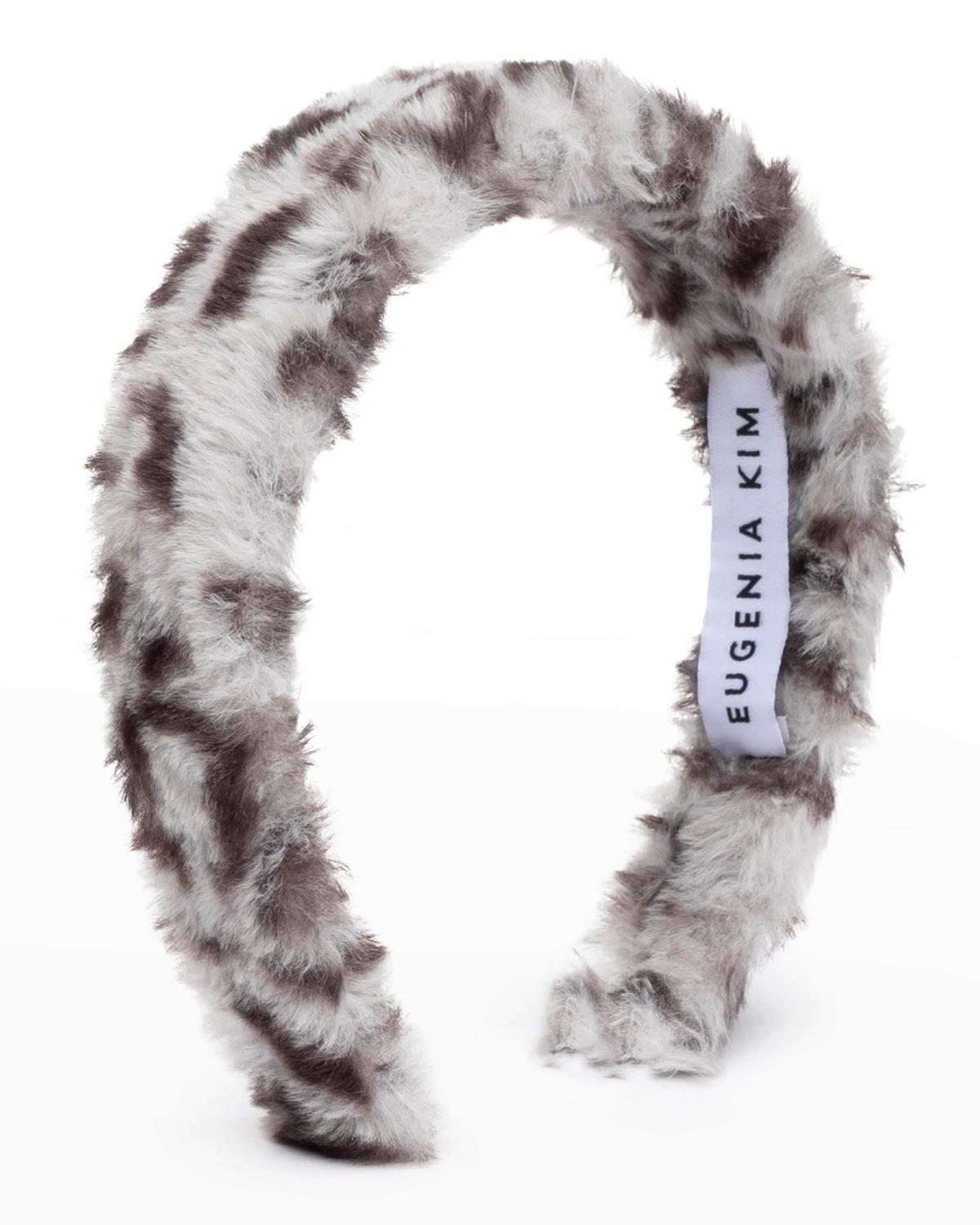 Eugenia Kim Dora Faux Fur Headband in Leopard eugenia kim Dora Faux Fur Headband Online | Clothing main image 2