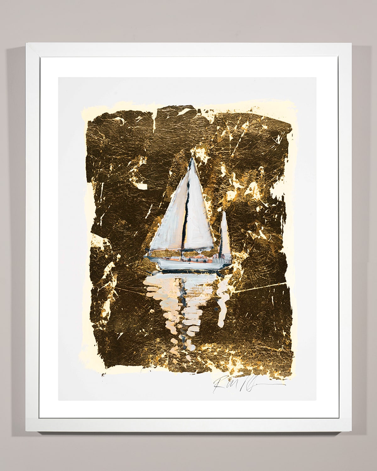 RFA Fine Art 'Gold Coast Boat 1' Wall Art Neiman Marcus