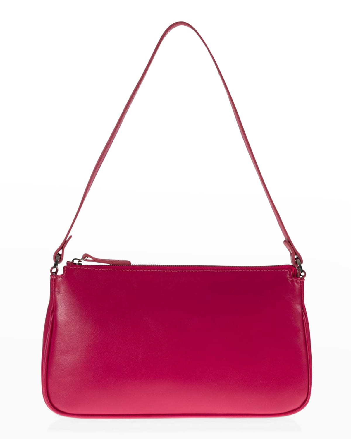 Staud Alec Zip Leather Shoulder Bag Neiman Marcus