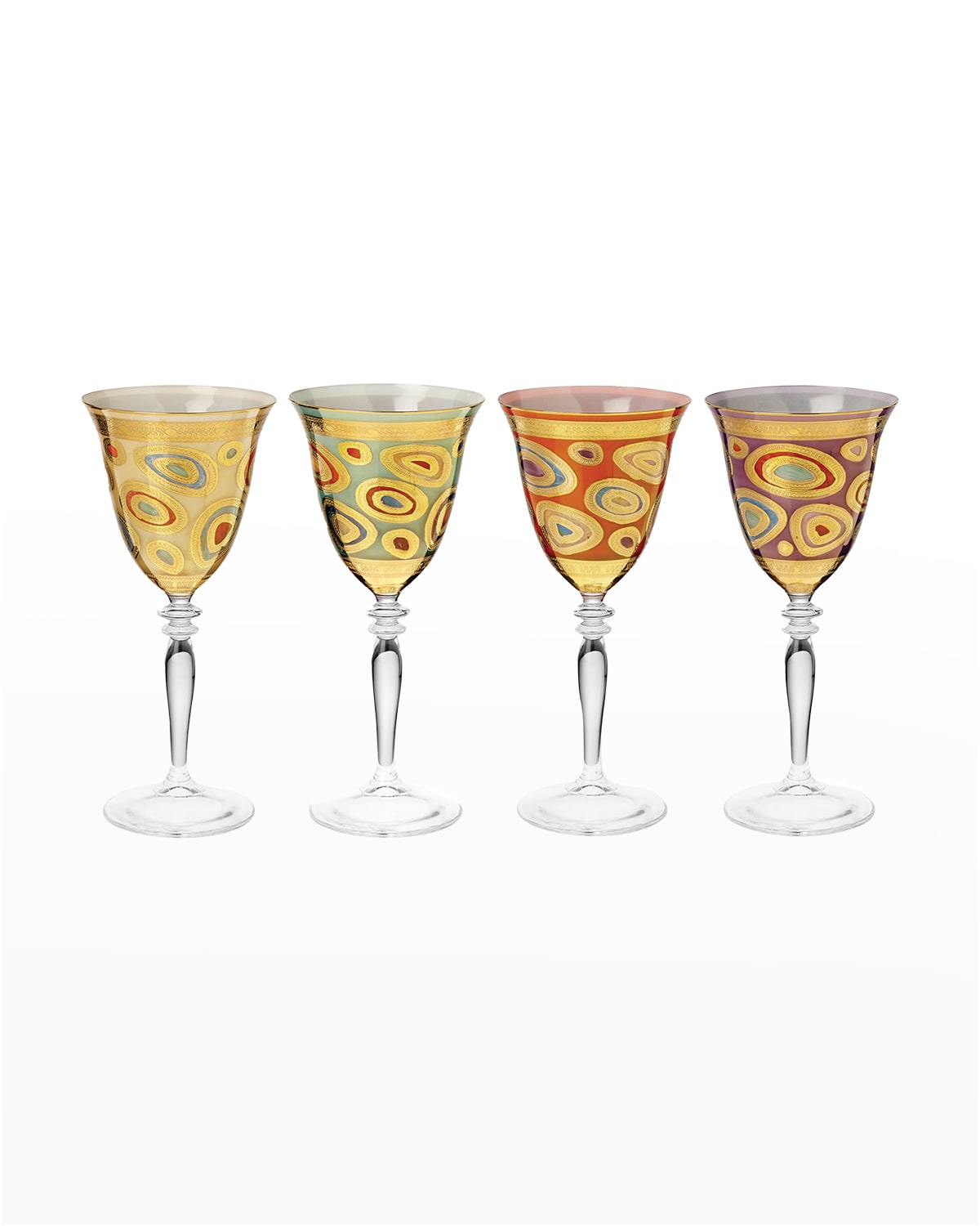 Vietri Regalia Assorted Stemless Wine Glasses, Set of 4 | Neiman Marcus
