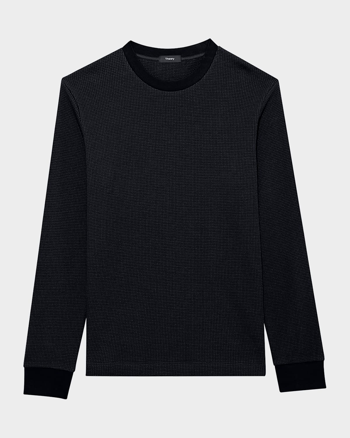 Moncler Men's Tricolor WaffleKnit Sweater Neiman Marcus