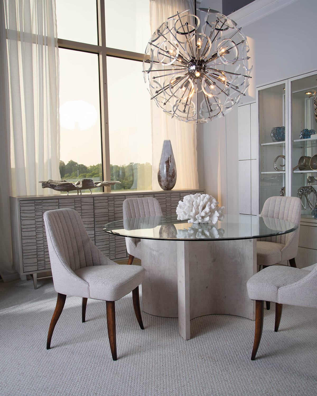 JohnRichard Collection Chalonne End Table Neiman Marcus