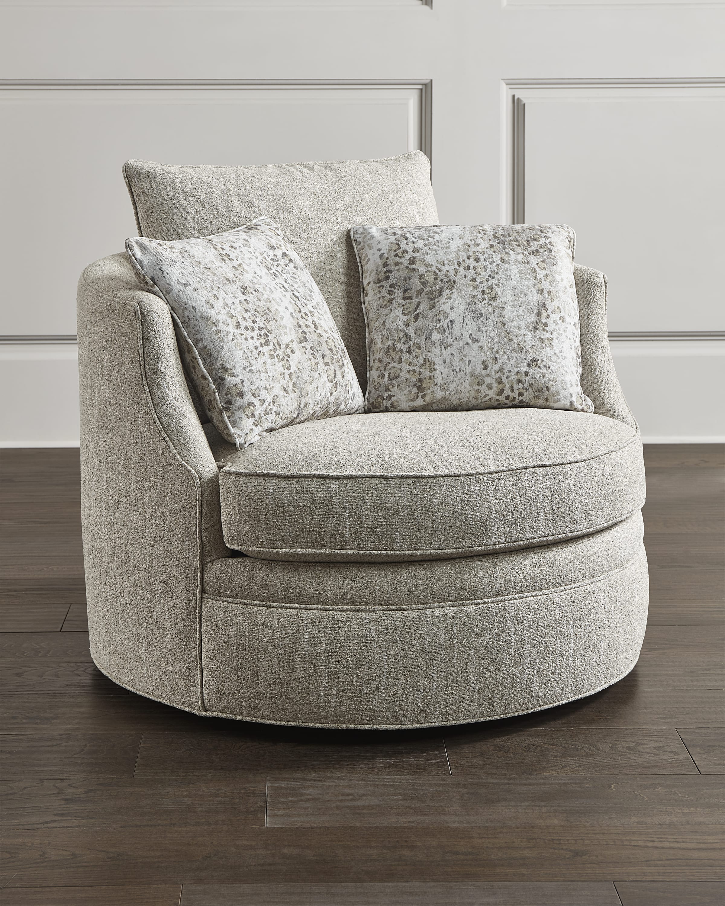 HF Custom Penn Swivel Chair Neiman Marcus