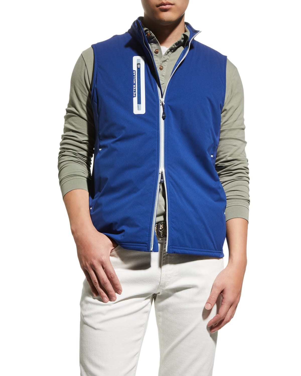 Peter Millar Men's Fuse Elite Hybrid Vest | Neiman Marcus