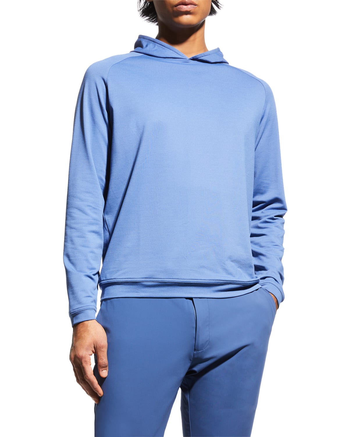 Peter Millar Men's Pine Performance Stretch Hoodie Neiman Marcus