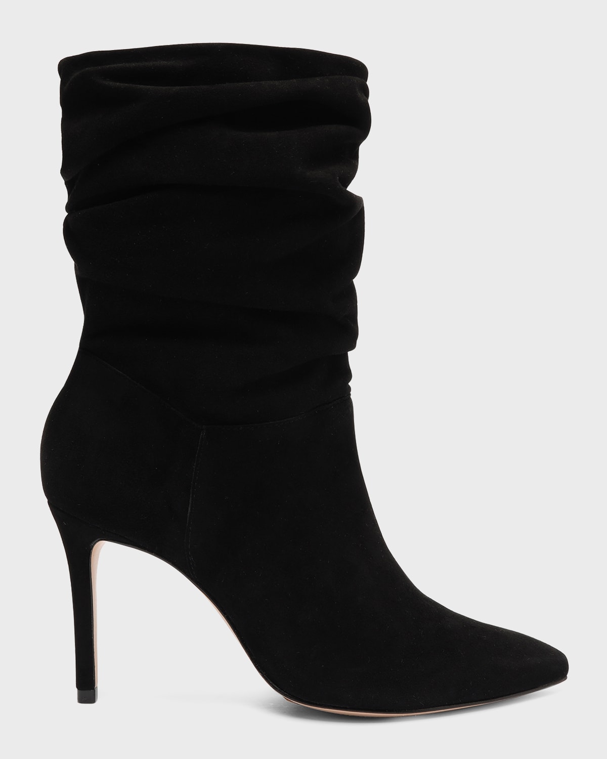suede stiletto ankle boots