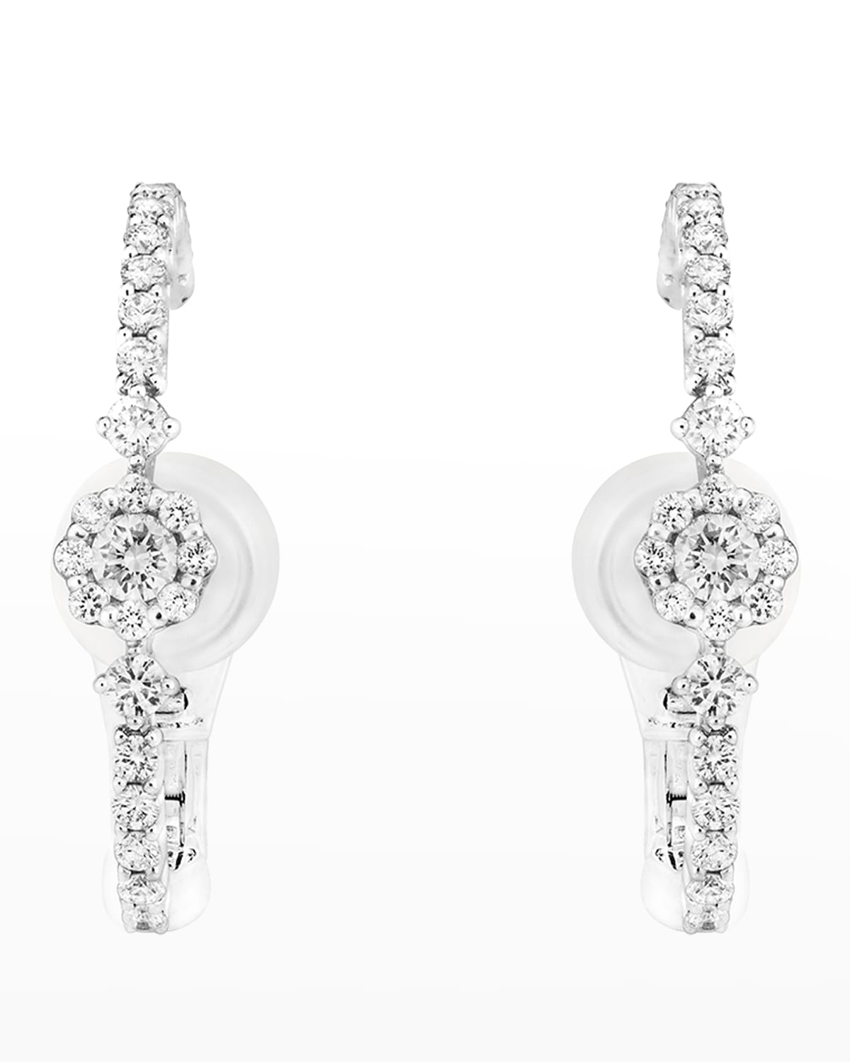 Boucheron 18K Yellow Gold Serpent Boheme Solarite Asymmetric Diamond Earrings Neiman Marcus