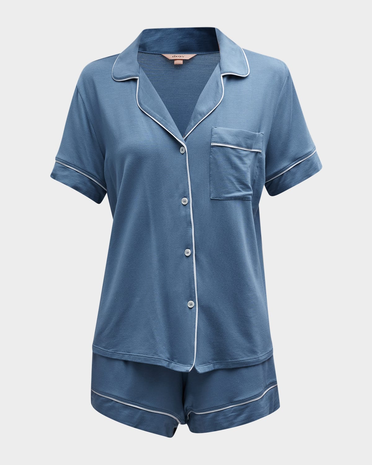 Eberjey Gisele Ribbed Short Pajama Set | Neiman Marcus