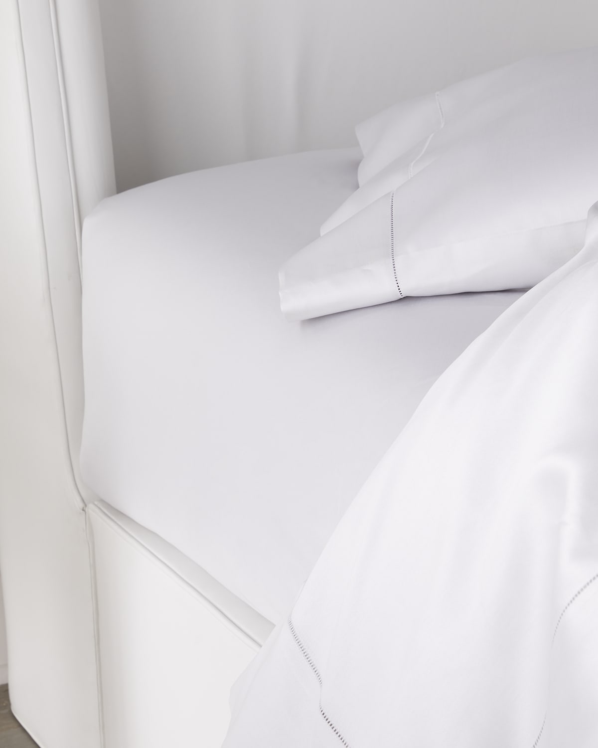 Ralph Lauren Home Workshirt Chambray Queen Fitted Sheet Neiman Marcus