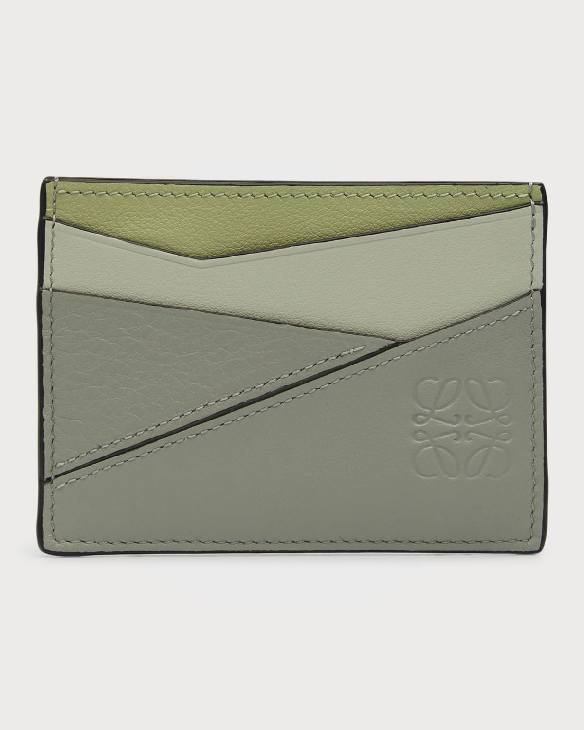 Loewe Anagram Leather Card Case | Neiman Marcus