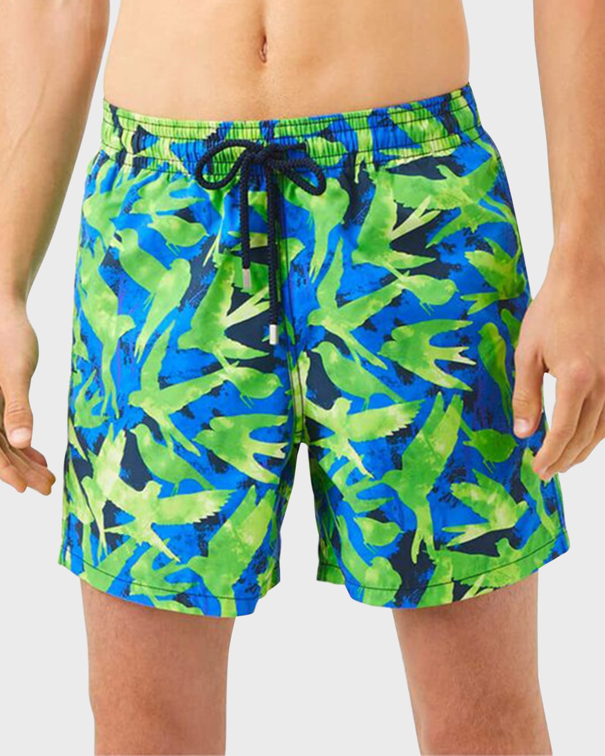 Vilebrequin Men's Large Starfish Swim Trunks Neiman Marcus