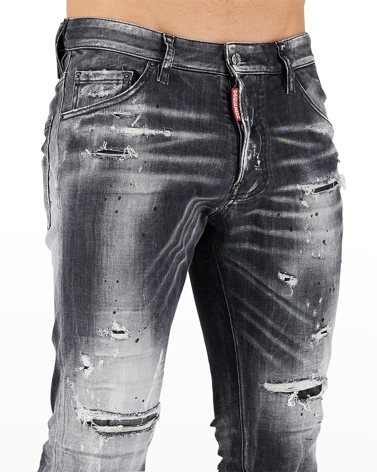 black dsquared jeans mens