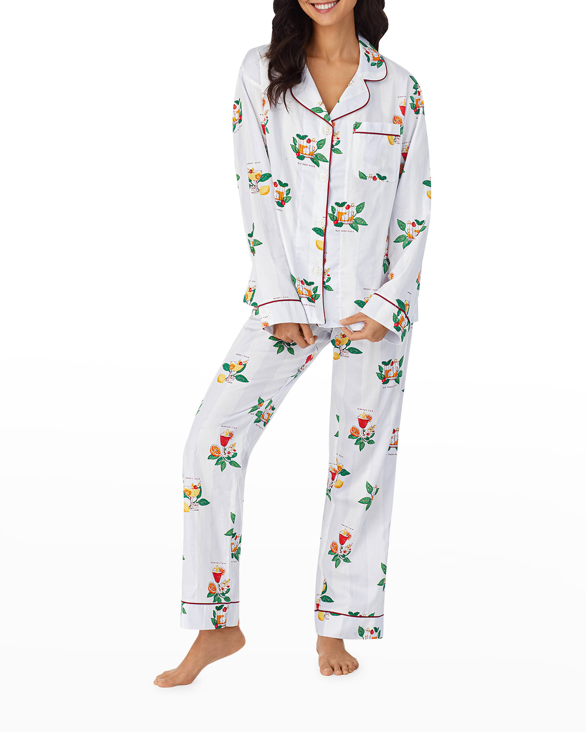 organic long pajama set main image 1