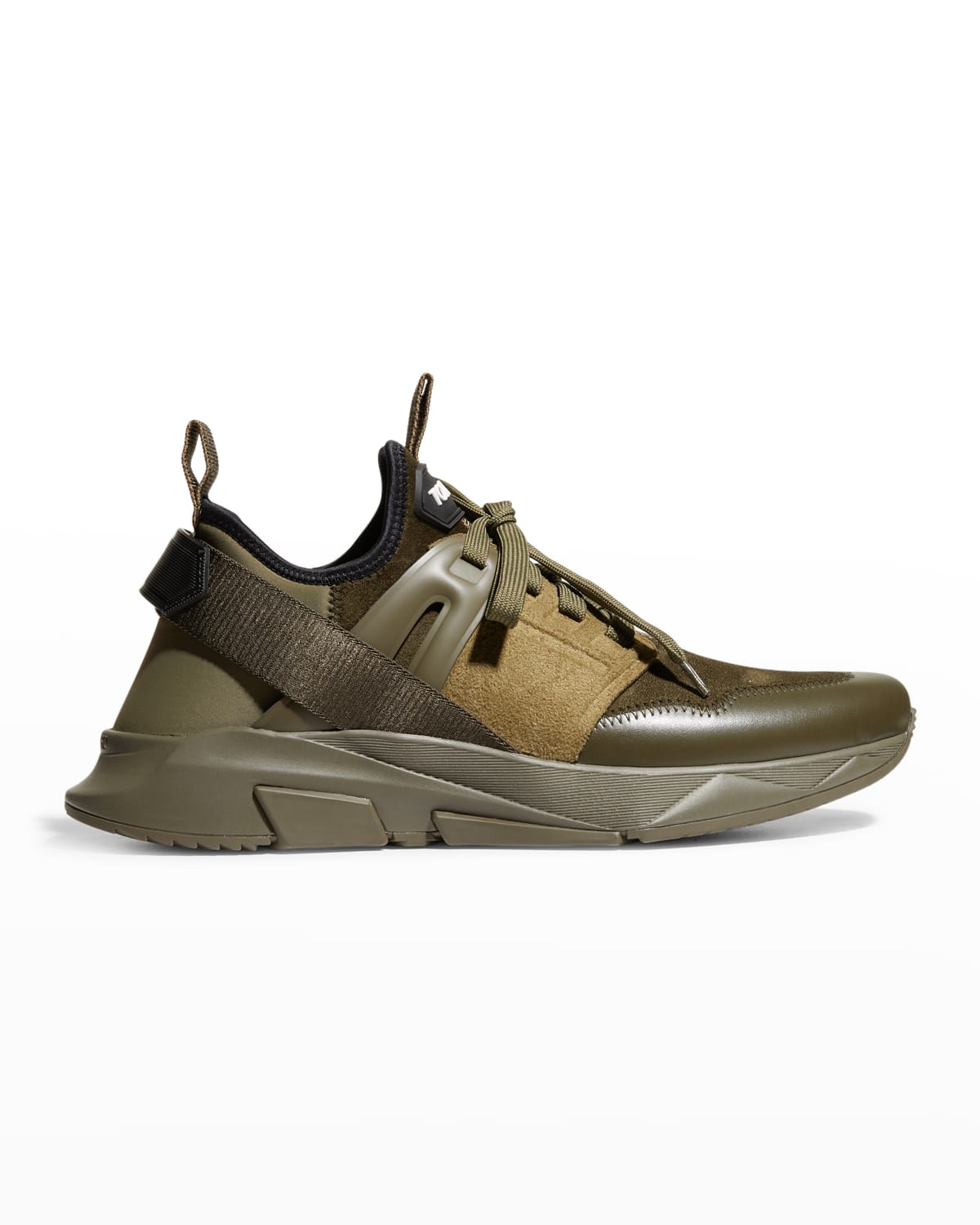 TOM FORD Men's Jago Nylon-Mesh Sneakers | Neiman Marcus