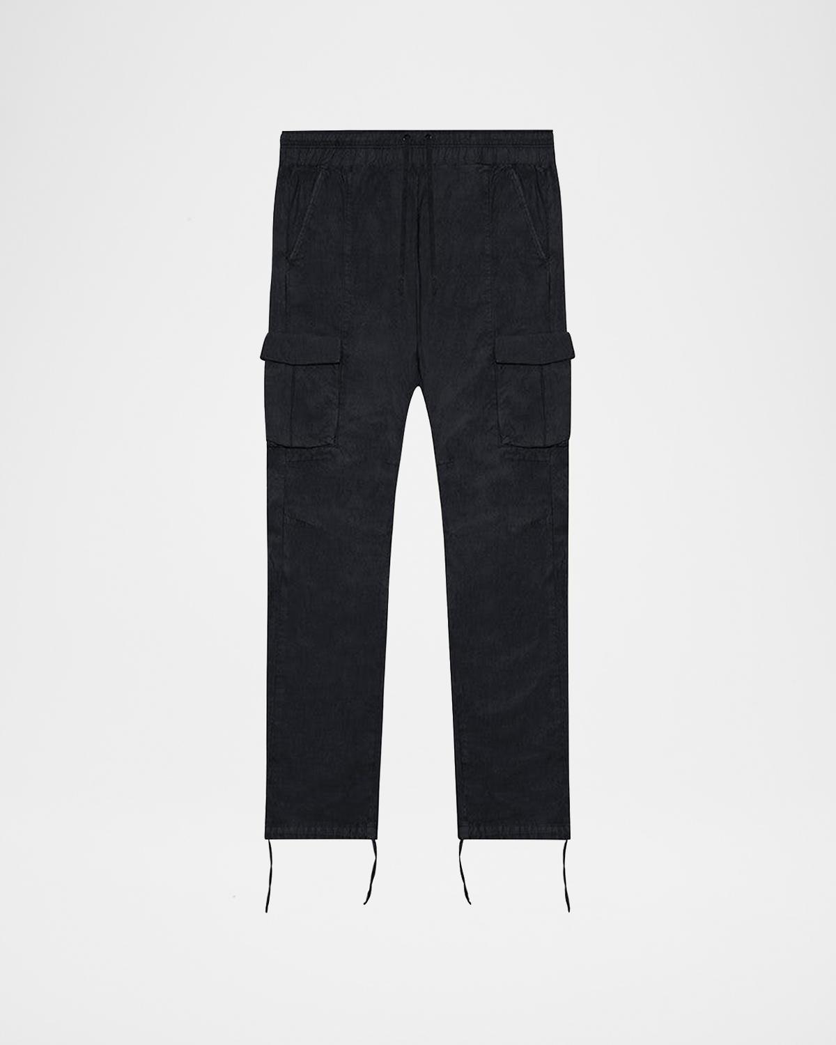 JOHN ELLIOTT 남성 코튼 새틴 카고 팬츠