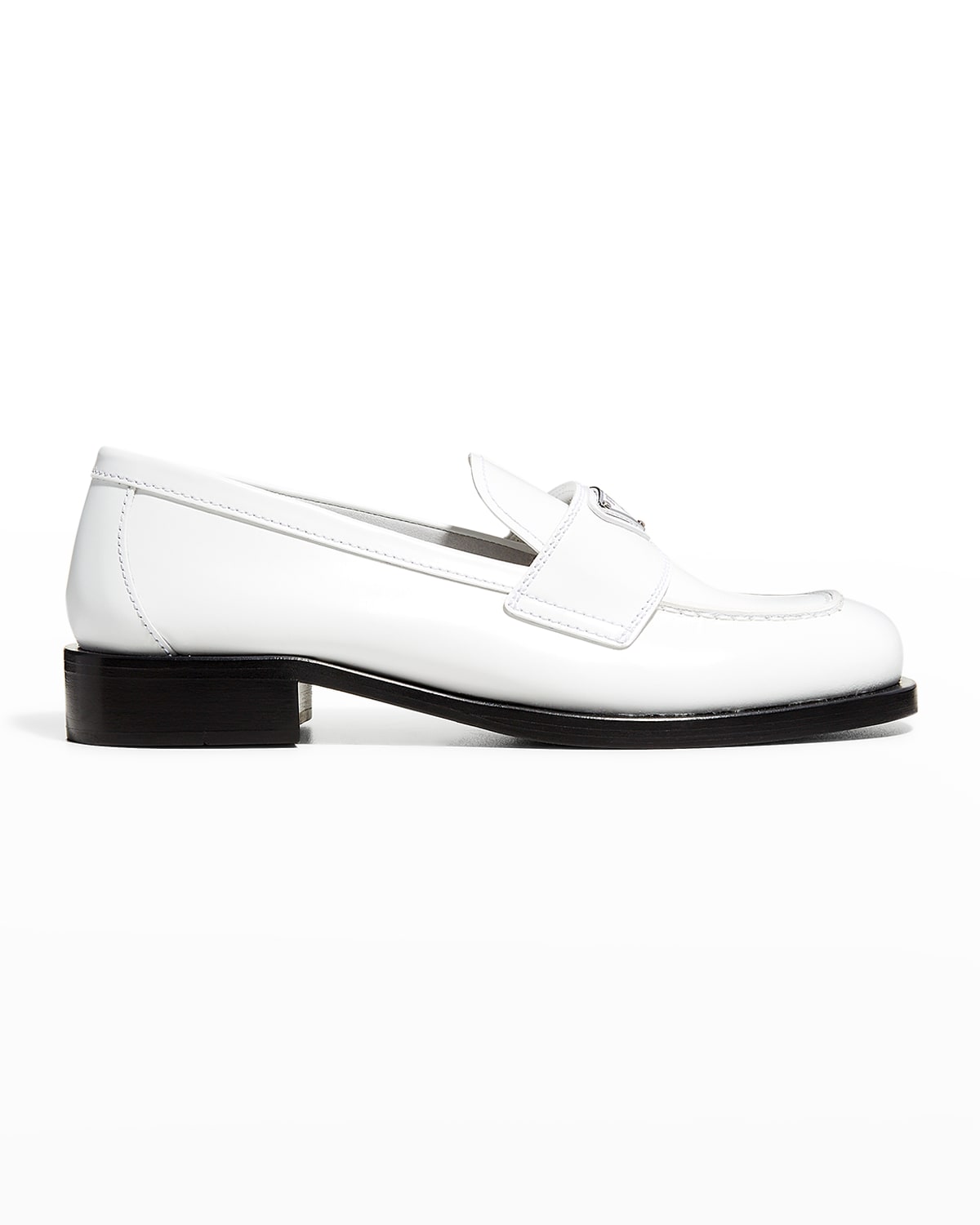 Givenchy Terra Calfskin Medallion Loafers | Neiman Marcus