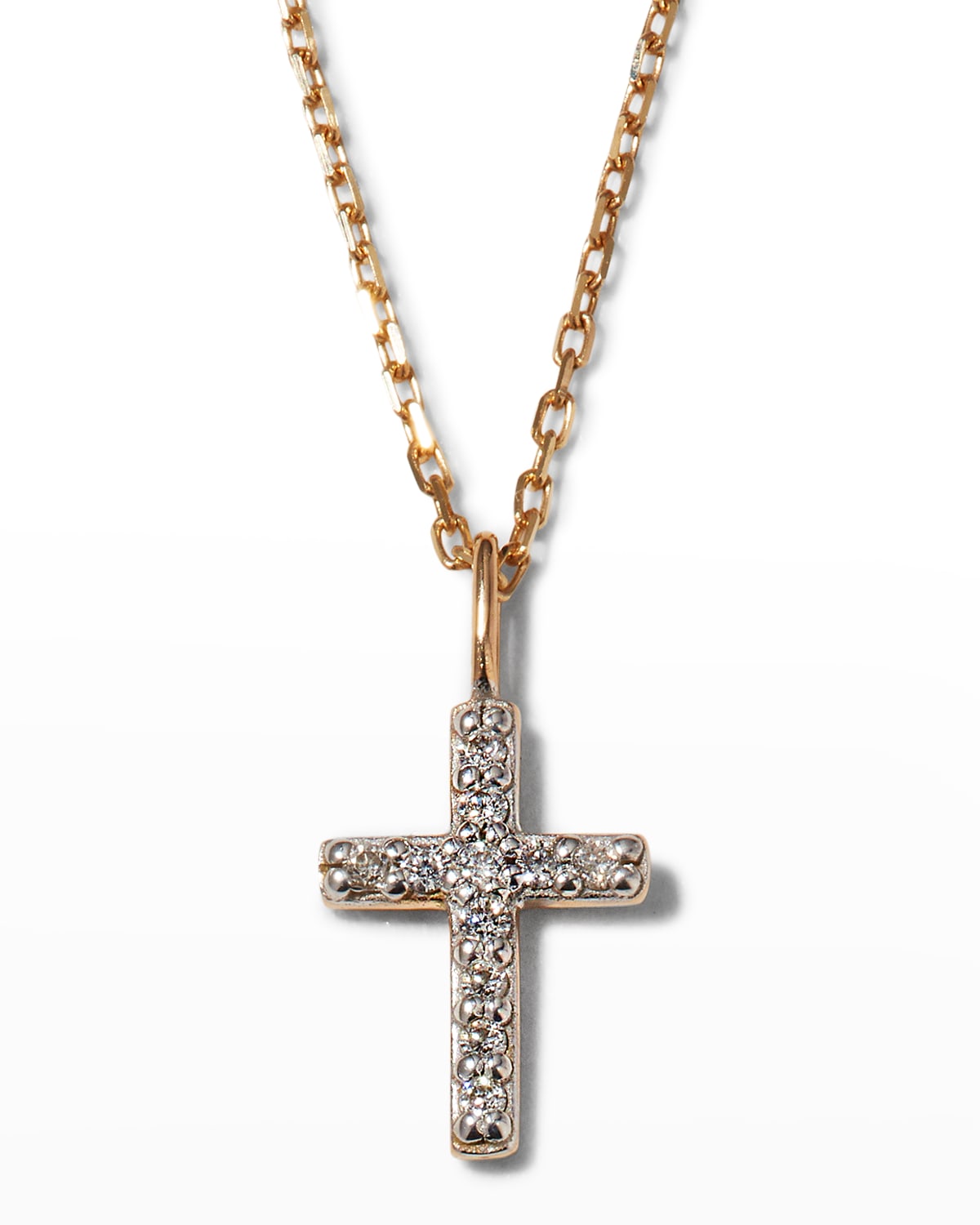 Kendra Scott 14K Gold Polished 0.08ctw Diamond Cross Drop Earrings