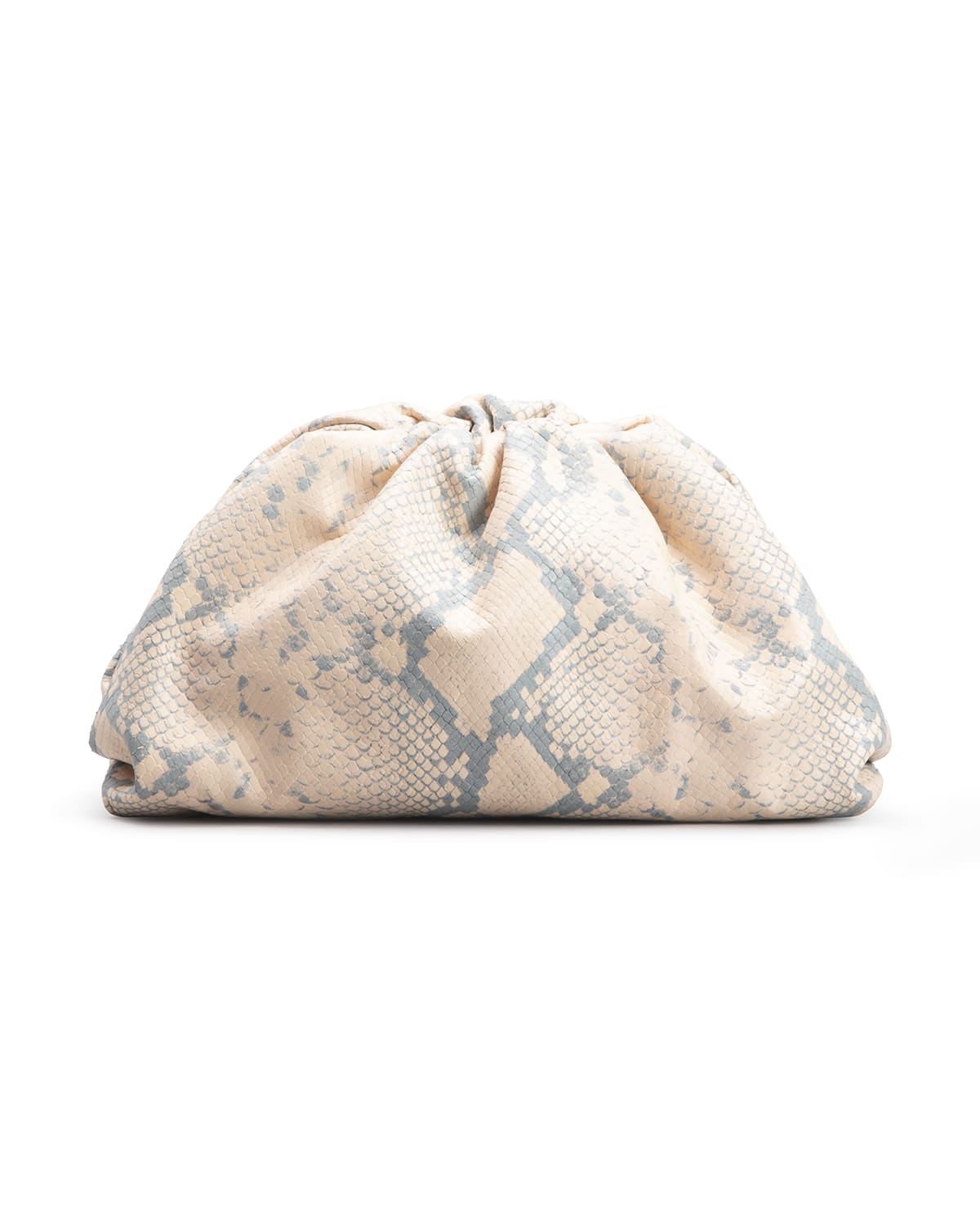 Bottega Mini PythonPrint Pouch Crossbody Bag Neiman Marcus