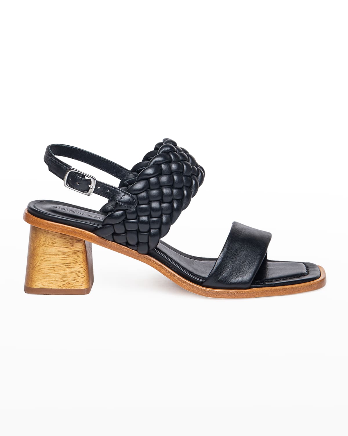 Bernardo Raleigh Leather Ankle-Strap Platform Sandals | Neiman Marcus