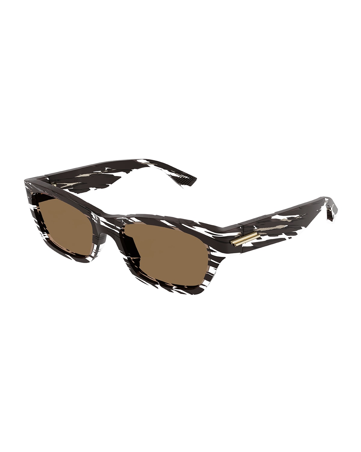 Balenciaga Acetate Rectangle Sunglasses Neiman Marcus