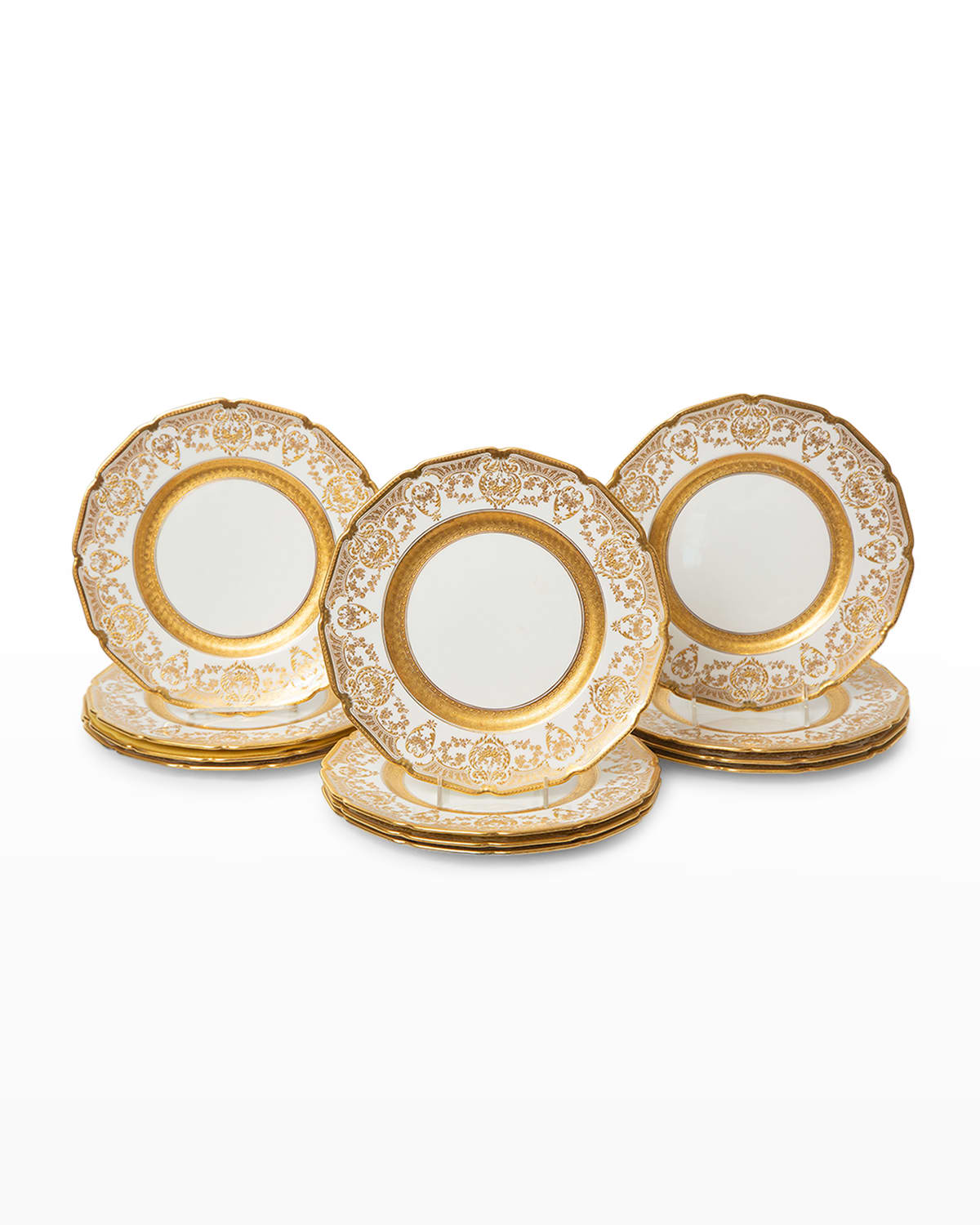 Devonia Antiques Antique Dinner Plates, Set of 12 Neiman Marcus