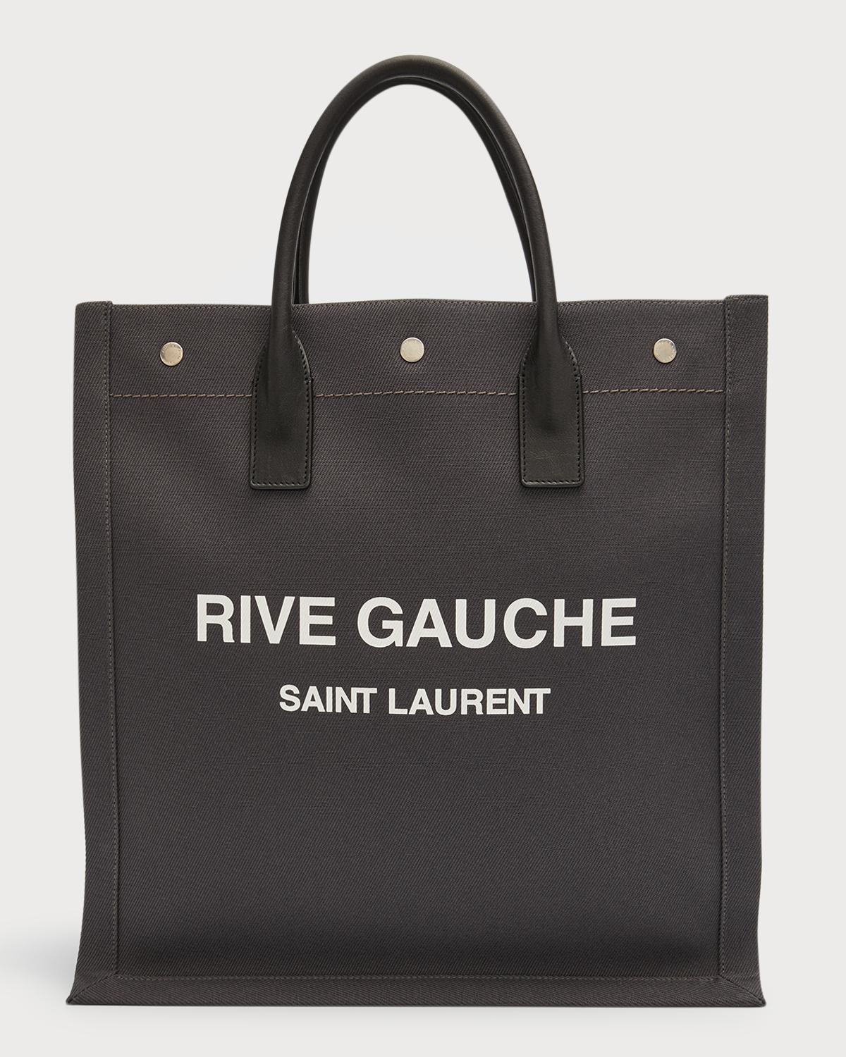 noe rive gauche logo canvas tote