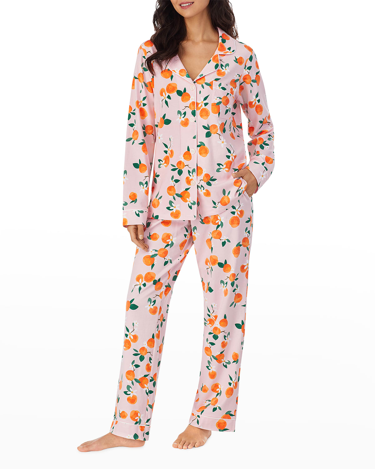 Hanro Cotton Deluxe Pajama Set Neiman Marcus