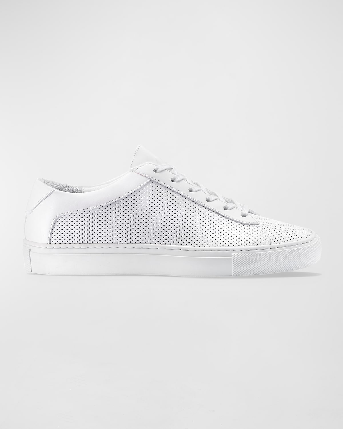 Koio Capri Mixed Leather Low-Top Sneakers | Neiman Marcus