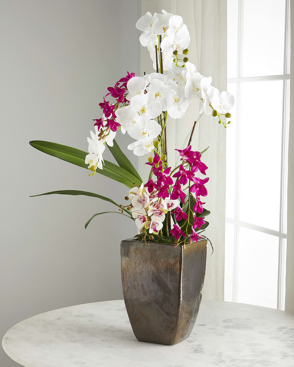 JohnRichard Collection Curling Orchids FauxFloral Arrangement