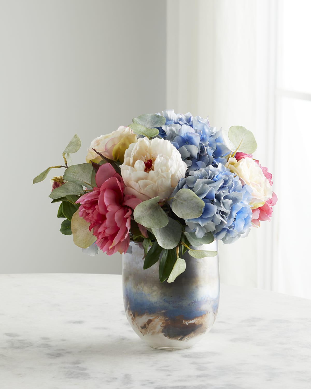 JohnRichard Collection Orchids 24" Faux Floral Arrangement in Rattan