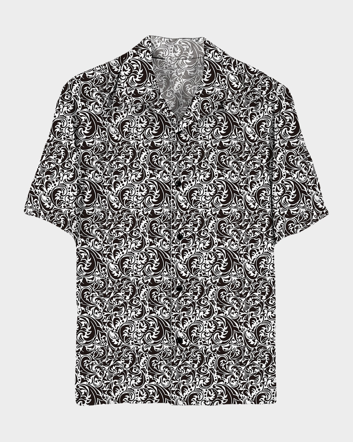 SIAMO VERANO Men's Romana Graphic Camp Shirt Neiman Marcus